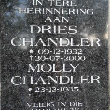 CHANDLER Dries 1932-2000 &amp; Molly 1935-