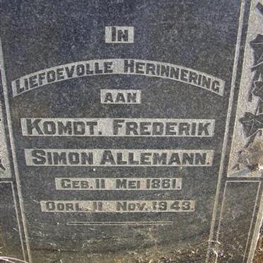 ALLEMAN  Frederik Simon 1861-1943