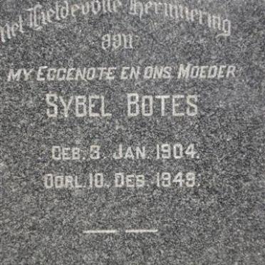 BOTES Sybel 1904-1949