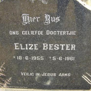 BESTER Elize 1955-1961