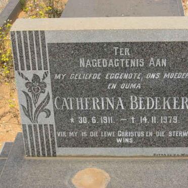 BEDEKER Catherina 1911-1979