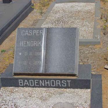BADENHORST Casper Hendrik 1908-1979