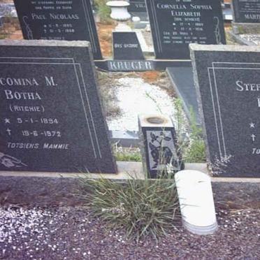 BOTHA Stephanus J. 1892-1966 &amp; Jacomina M. RITCHIE 1894-1972