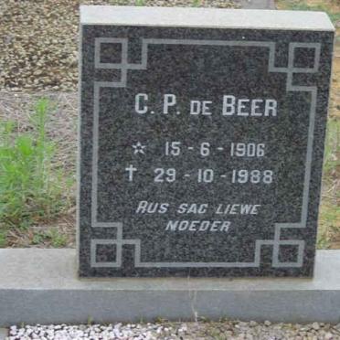 BEER C.P., de 1906-1988