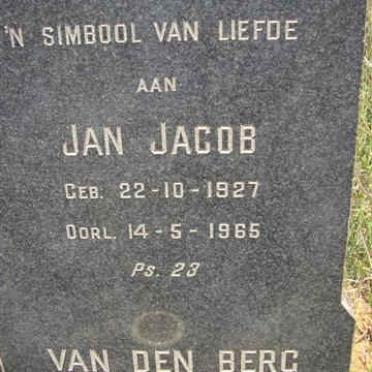 BERG Jan Jacob, van den 1927-1965
