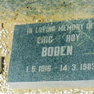 BODEN Eric Roy 1916-1983
