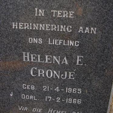 CRONJÉ Helena E. 1965-1966