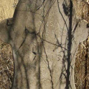 CLAASSENS Magdalena Susara 1918-1920