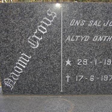 CROUS Adam 1973-1973