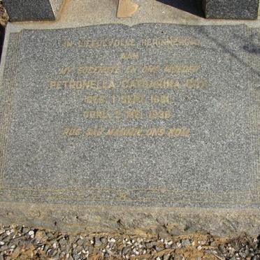 COX Petronella Catharina 1891-1938