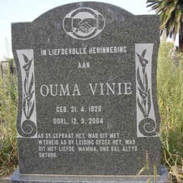 CROESER Vinie, Beckmann 1920-2004