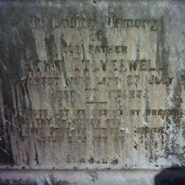 CULVERWELL John -1933