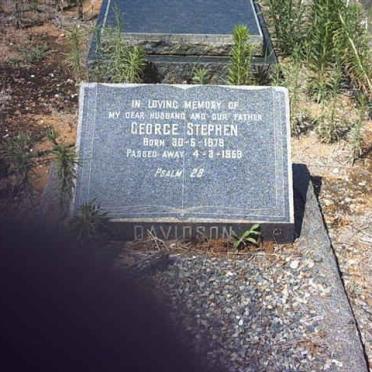 DAVIDSON George Stephan 1878-1968