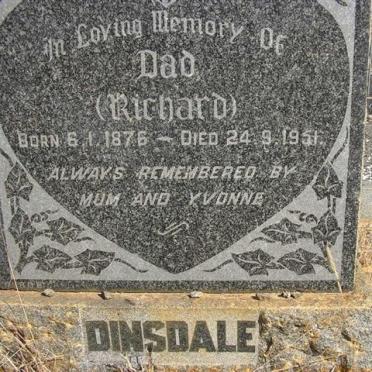 DINSDALE Richard 1876-1951