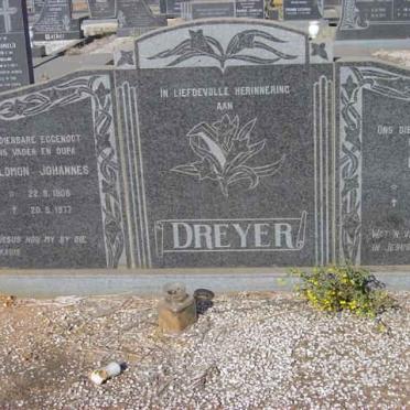 DREYER Salomon Johannes 1908-1977 &amp; Maggie 1915-1996