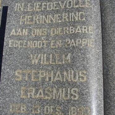 ERASMUS Willem Stephanus 1893-1952