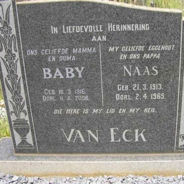 ECK Naas, van 1913-1965 &amp; Baby 1915-2006