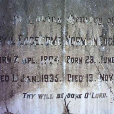 EDGECOME Cryil 1904-1935 :: EDGECOME Norman 1907-1937