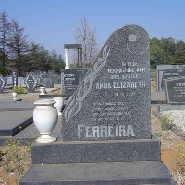 FERREIRA Anna Elizabeth 1970