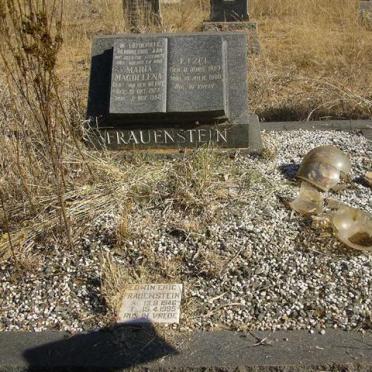FRAUENSTEIN Etzil 1923-1960 &amp; Maria Magdalena VAN DER MERWE 1927-1953 :: FRAUENSTEIN Edwin Eric 1946-1995