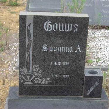 GOUWS Susanna A. 1891-1973