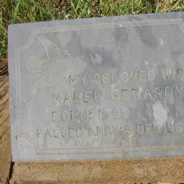 GERARDY Mabel 1892-1962
