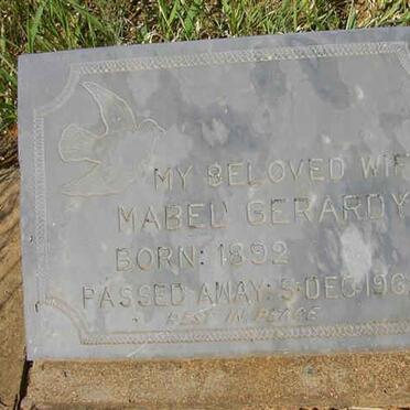 GERARDY Mabel 1892-1962