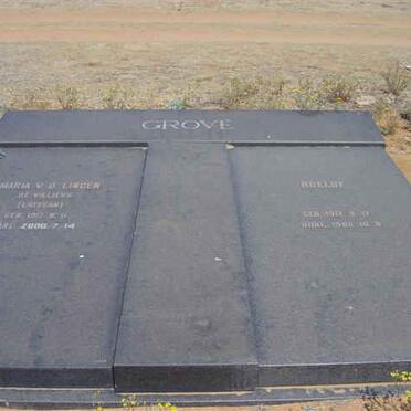 GROVÉ Roelof 1912-1980 &amp; Maria v.d. Lingen de Villiers nee LATEGAN 1917-2000