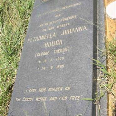 HOUGH Petronella nee THERON 1909-1969