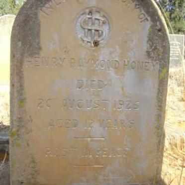 HONEY Henry Raymond -1926