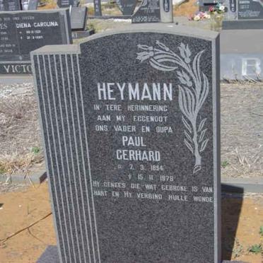 HEYMANN Paul Gerhard 1894-1978