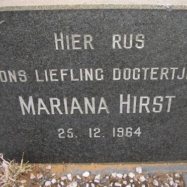 HIRST Mariana -1964