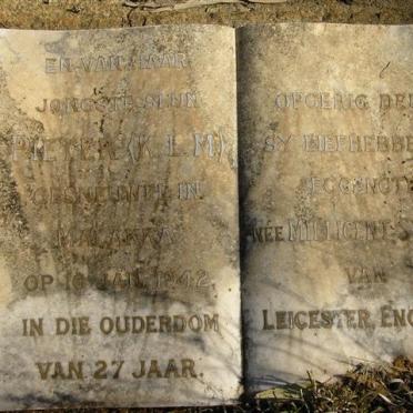 HILDEBRAND Pieter K.L.M. -1942