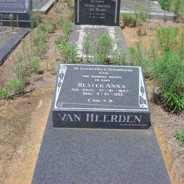 HEERDEN Hester Anna, van nee KRIEL 1897-1992