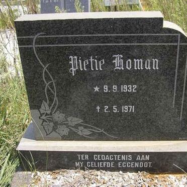 HOMAN Pietie 1932-1971