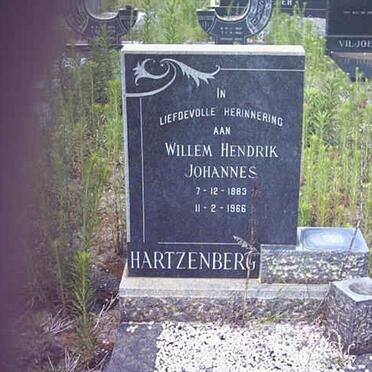 HARTZENBERG Willem Hendrik Johannes 1883-1966