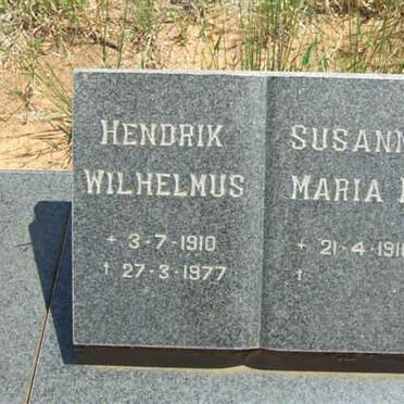 HUYSER Hendrik Wilhelmus 1910-1977 &amp; Susanna Maria M. 1916-