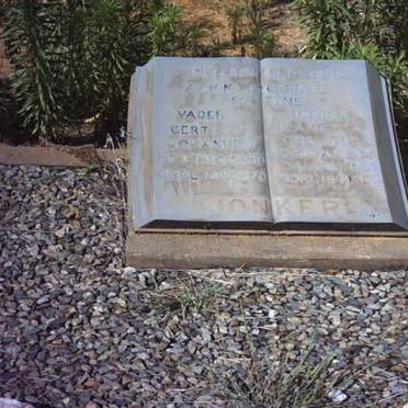 JONKER Gert ? -1970 &amp; ?