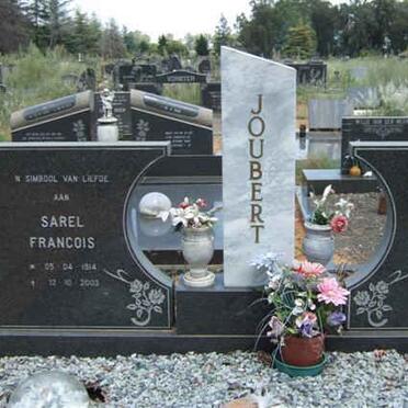 JOUBERT Sarel Francois 1914-2003 &amp; Maria Petronella S. 1918-2001