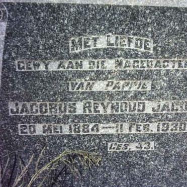 JACOBS Jacobus Reynoud 1884-1930