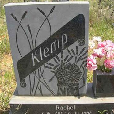 KLEMP Rachel 1915-1992