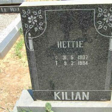 KILLIAN Hettie 1907-1984