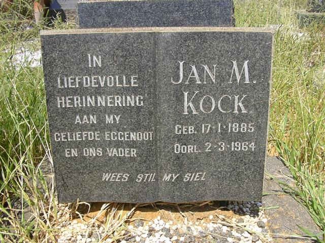 KOCK Jan M. 1885-1964