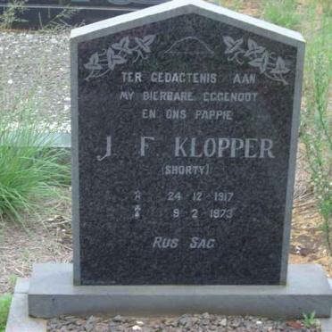 KLOPPER J.F. 1917-1973