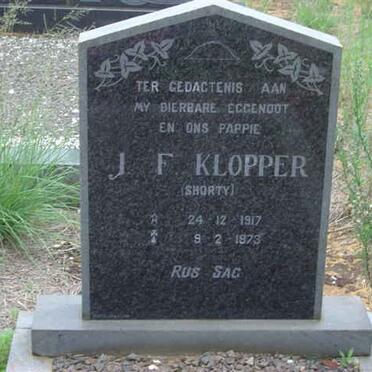 KLOPPER J.F. 1917-1973