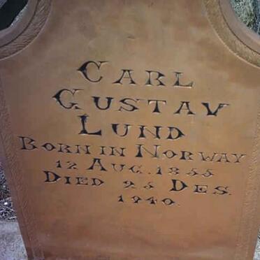 LUND Carl Gustav 1855-1940