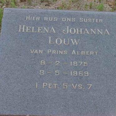 LOUW Helena Johanna 1875-1969