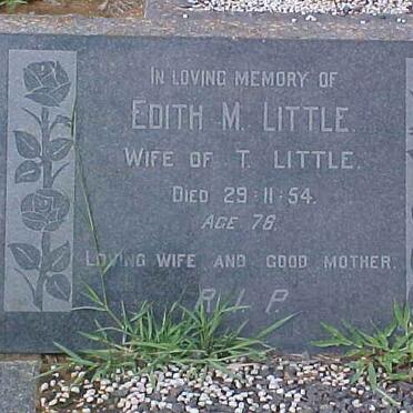 LITTLE Edith M. -1954