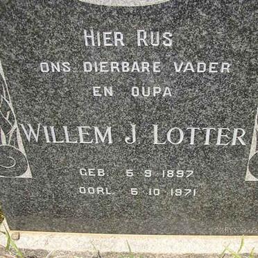 LOTTER Willem J. 1897-1971