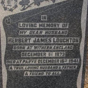 LOUGHTON Herbert James 1873-1941